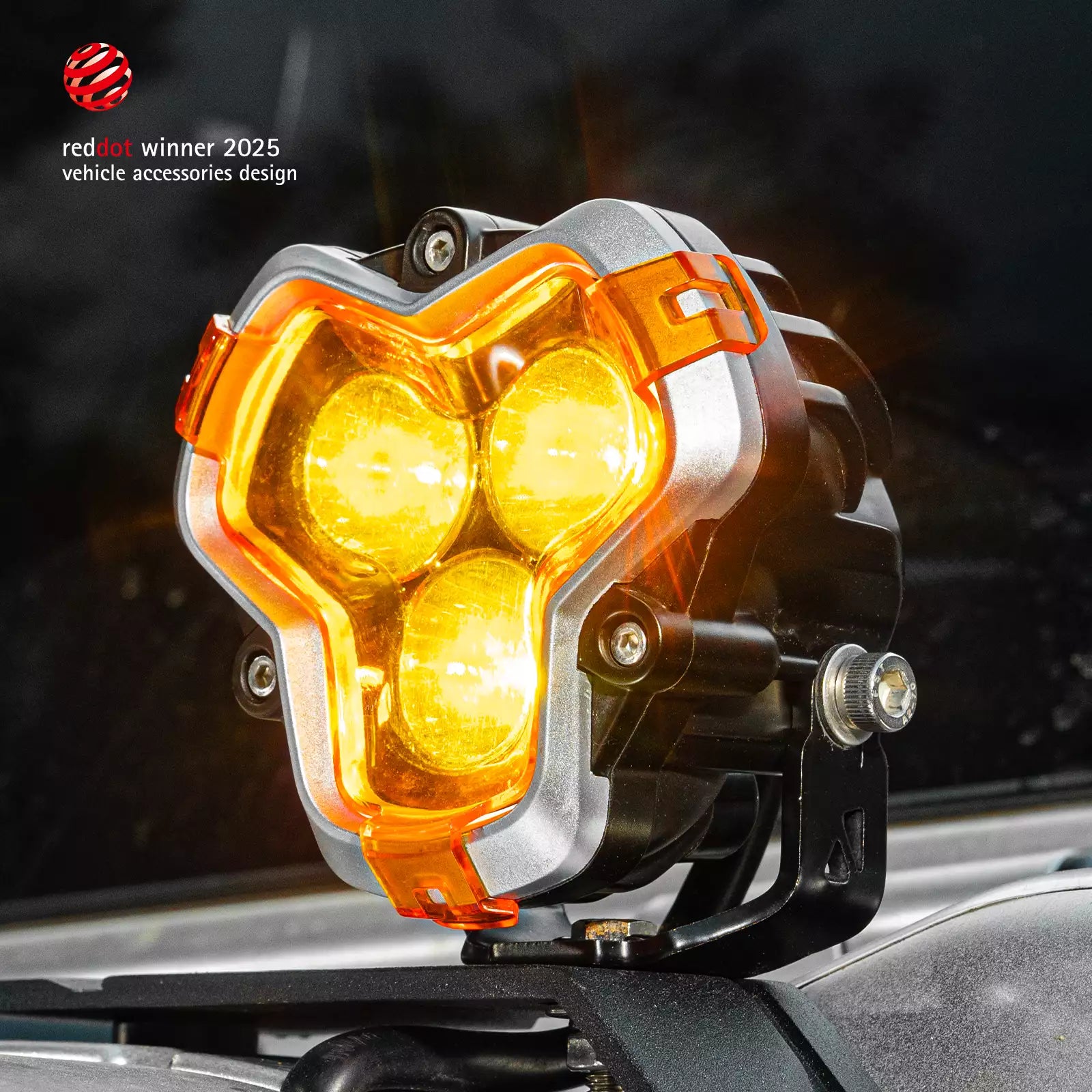 HALO Series 3" LED Pod Lights with DRL 48W Twin Light Kit System Pair LED Pod Lights | Novsight
