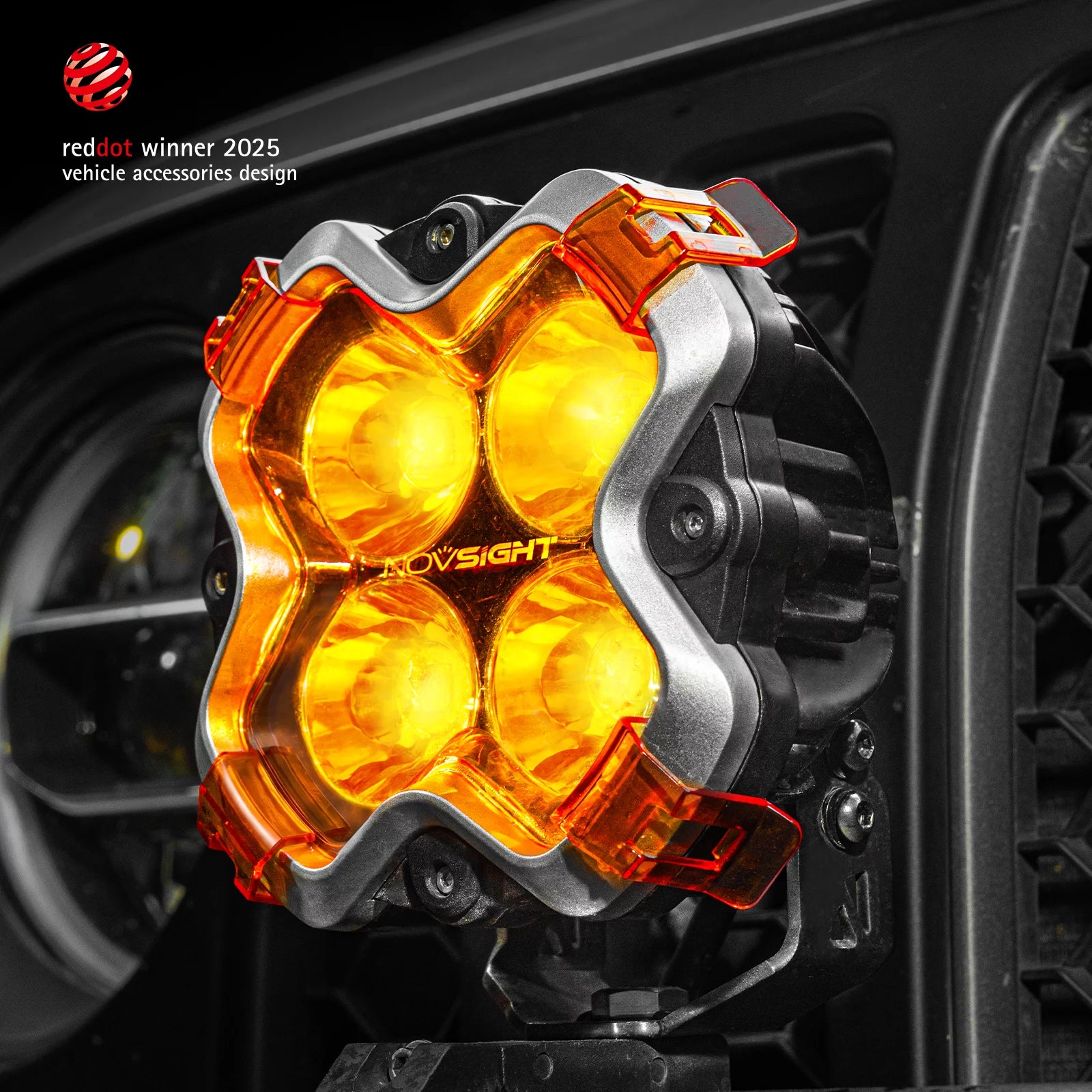 HALO Series 6" LED Pod Lights with DRL 60W Twin Light Kit System Pair