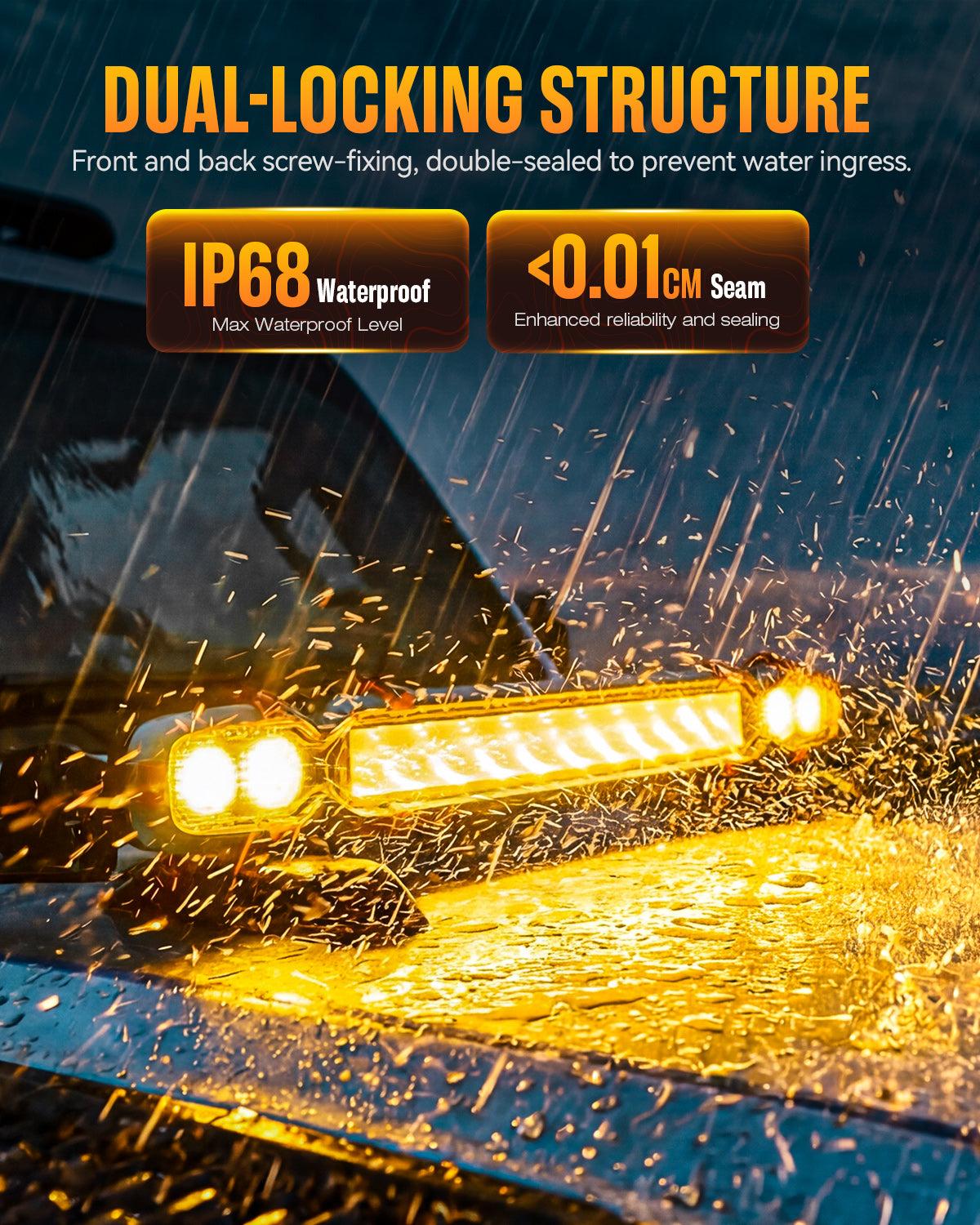 HALO-Serie 6" LED-Pods mit DRL 66 W Twin Light Kit System, Paar