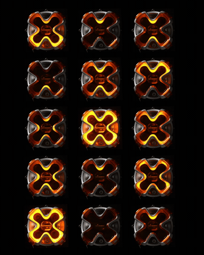 Unidades LED de 6" serie HALO con par de sistema de kit de luces dobles DRL de 66 W