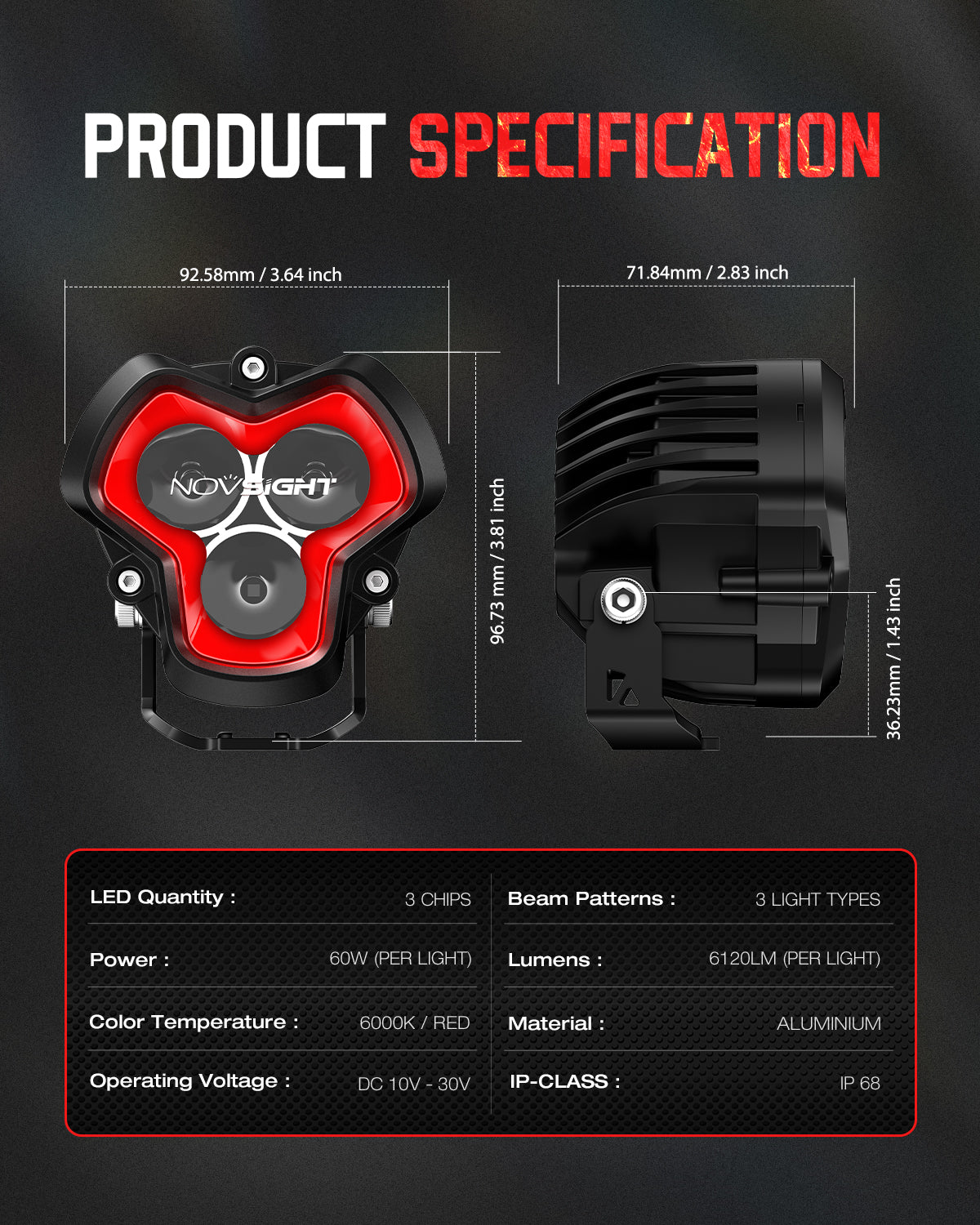 HALO SE 3-Inch Light Specification