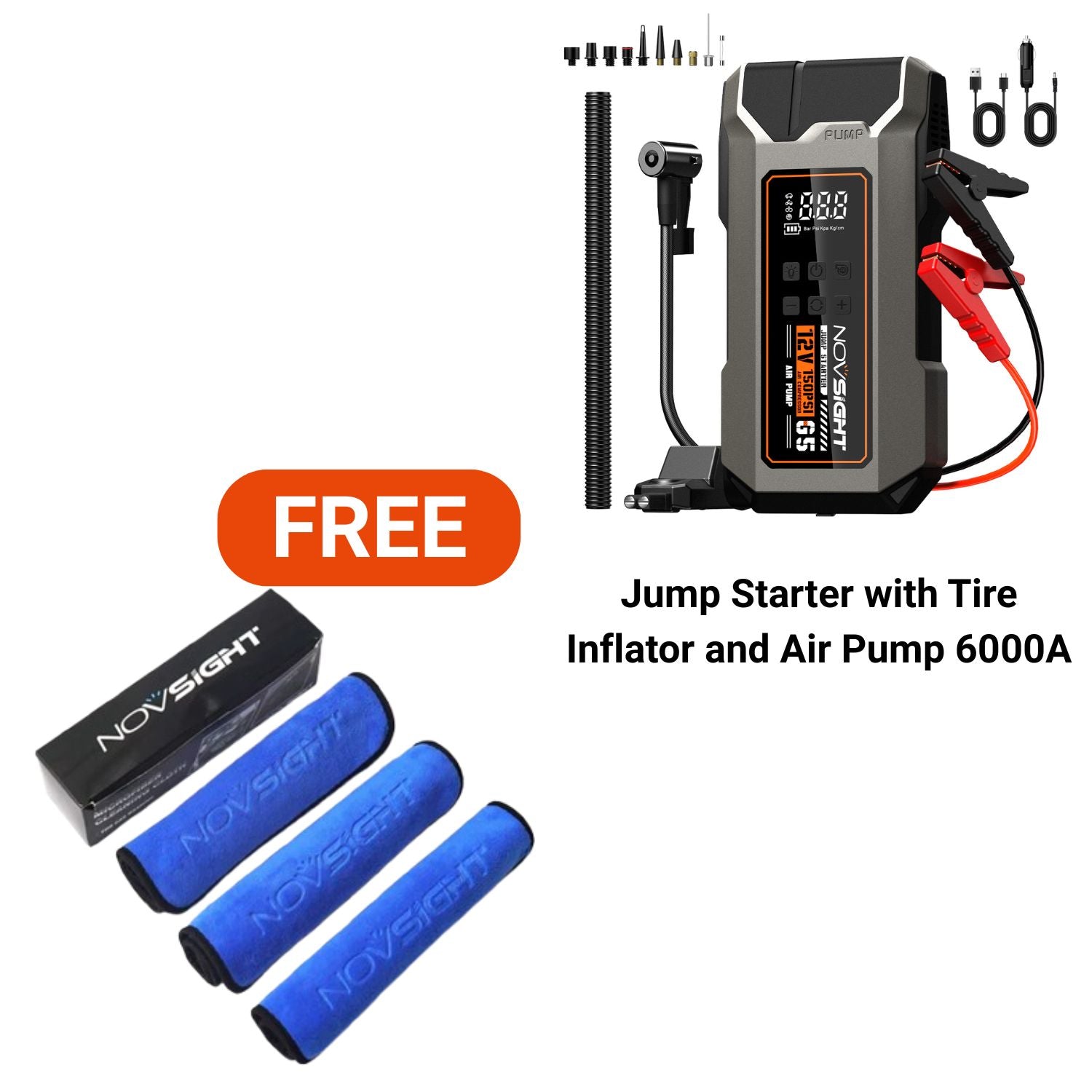 Black Friday Flash Sale | Emergency Jump Starter and Clear Towel Set | Members Only