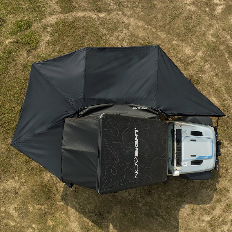 Novsight 270 Degree Car Side Awning for Camping – Black - NOVSIGHT