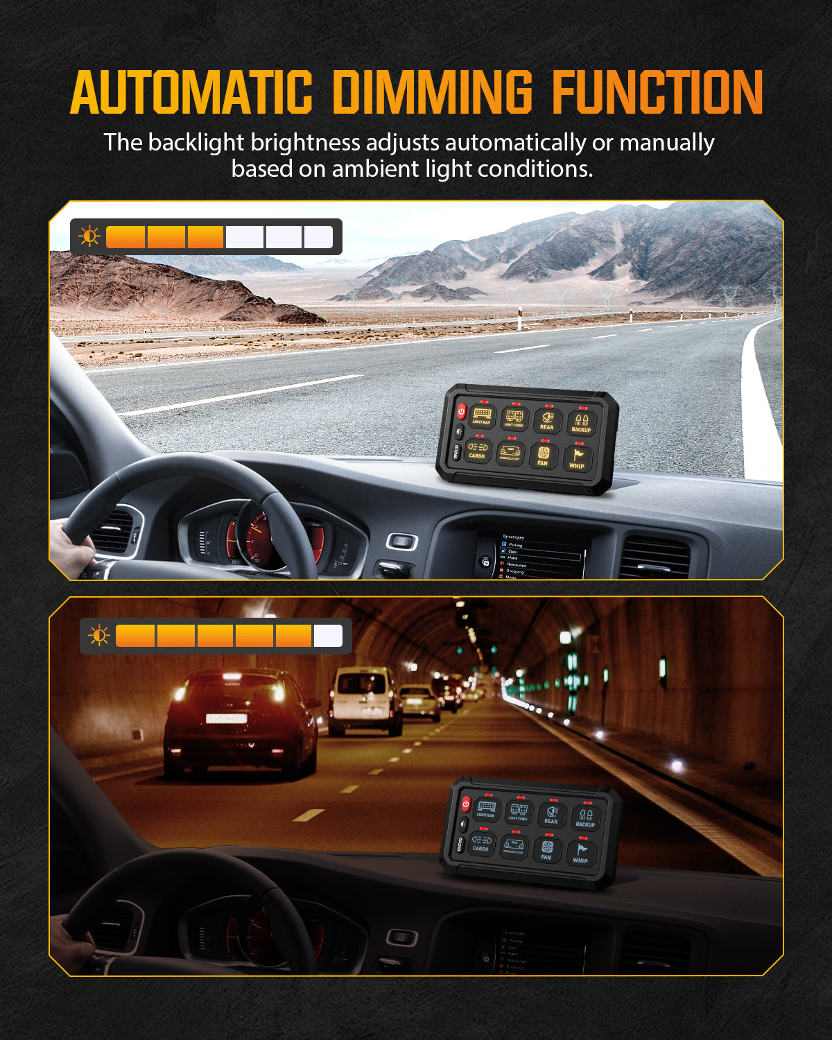 Novsight Wireless RGB Switch Panel Kit 8 Gang/12 Gang Remote Lighting Controller - NOVSIGHT