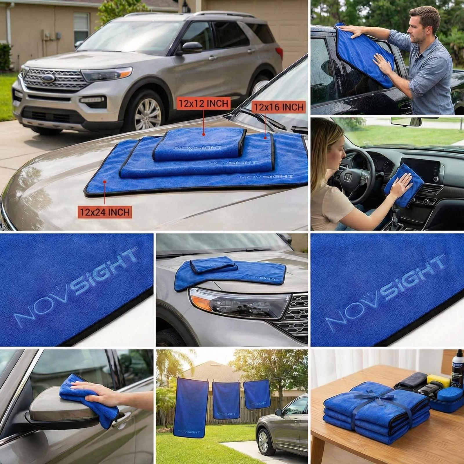 Car Clean Towel Set - NOVSIGHT