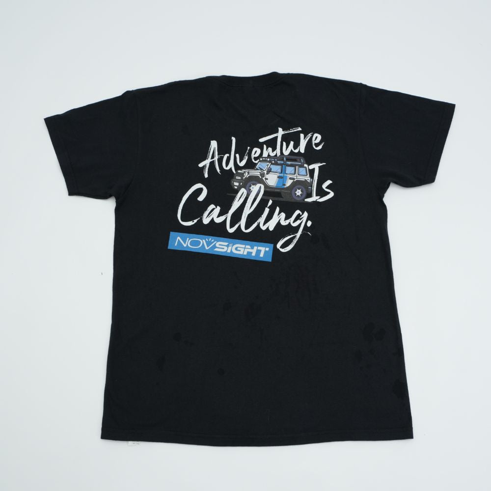 Black Short Sleeve T-shirt - NOVSIGHT