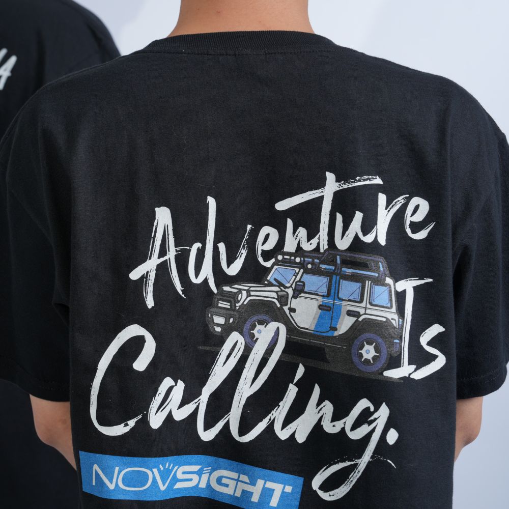 Black Short Sleeve T-shirt - NOVSIGHT