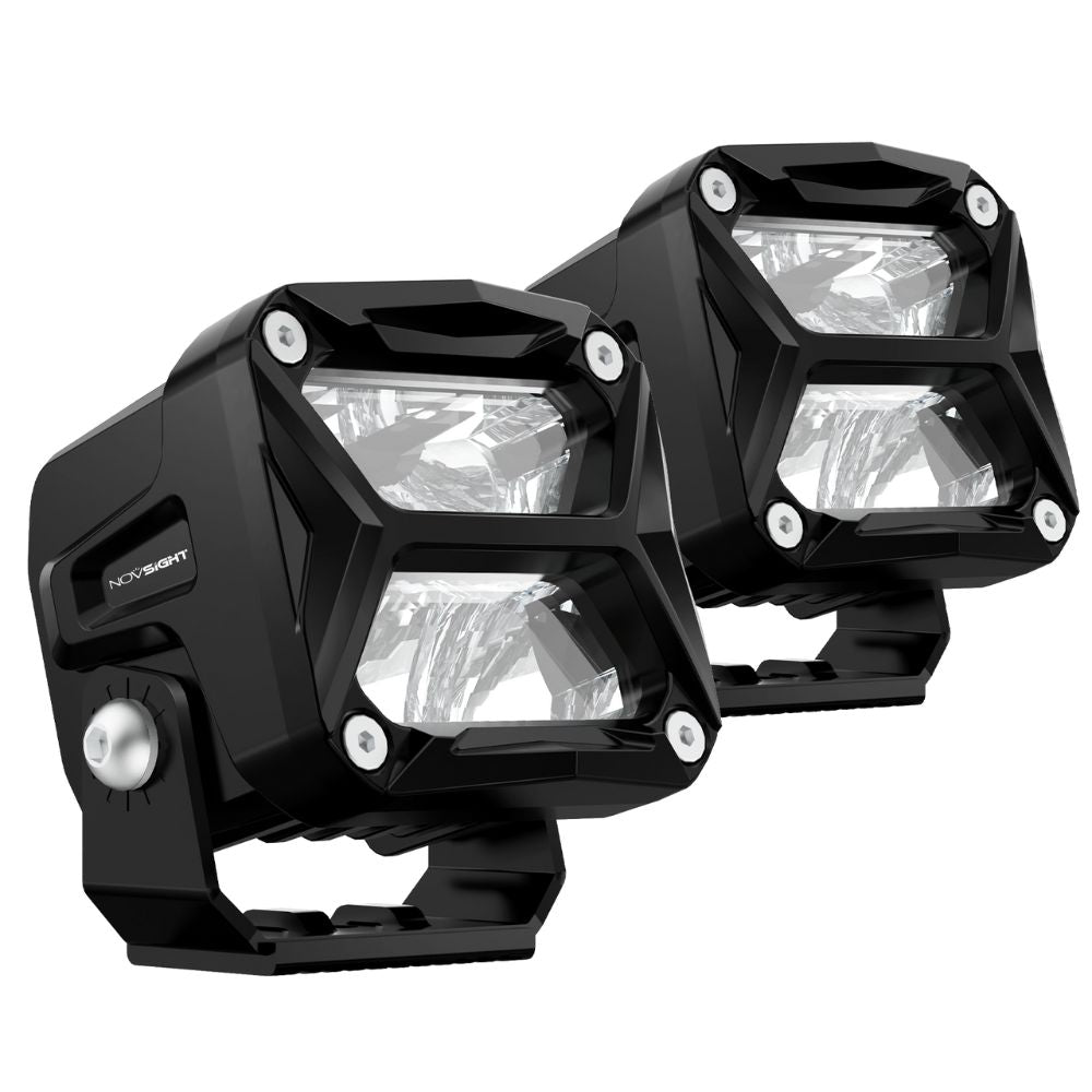 Rock Series | 3-inch LED Pod Lights Flood Lights - NOVSIGHT