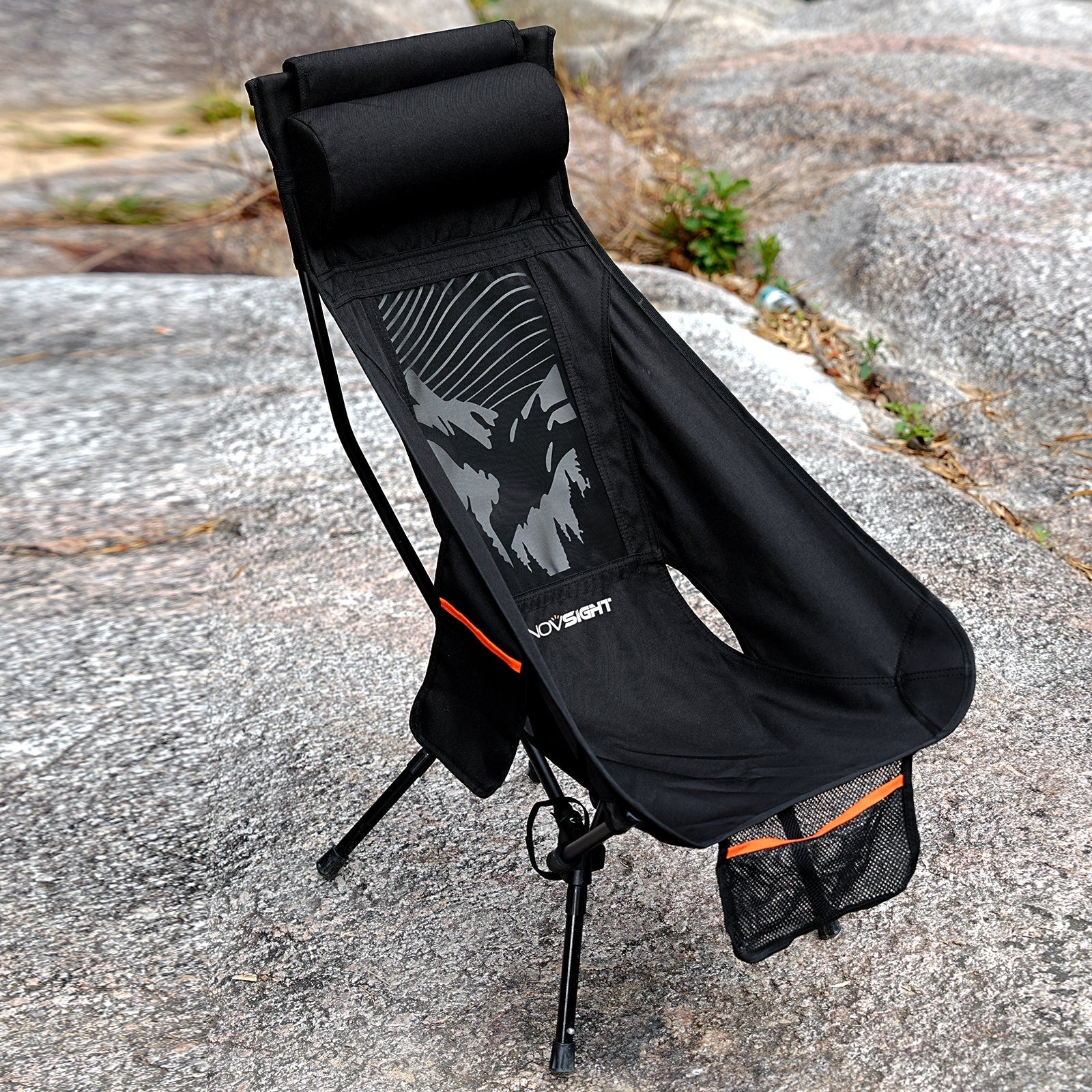 Rove Series | Camping Chair Foldable Mountain Pattern 1PC/Set - NOVSIGHT