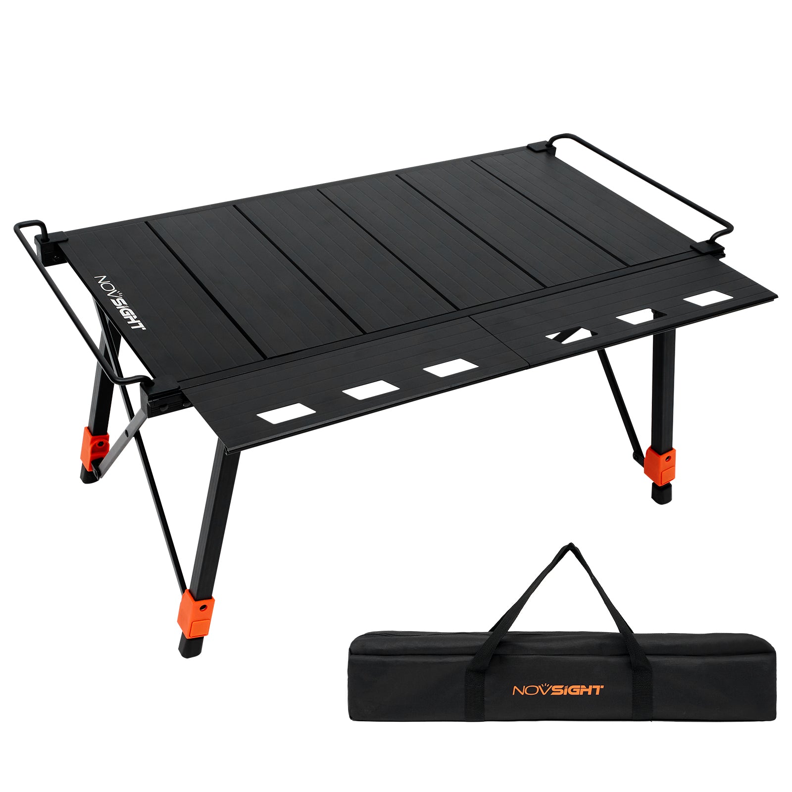 Rove Series | Camping Dining Table IGT Iron Grill Table Foldable Height Adjustable - NOVSIGHT