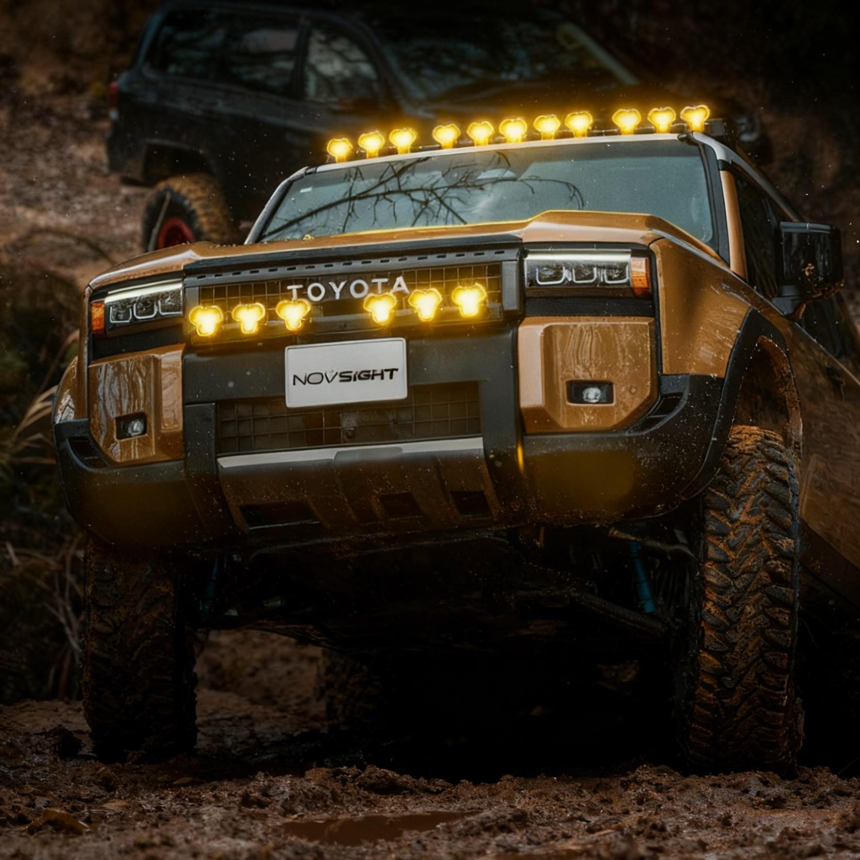 BFCM 2025 Flash Sale - HALO Series 3-inch LED Pod Lights with 40-inch 50-inch LED Light Bar White Light Kit Bundle - Members Only