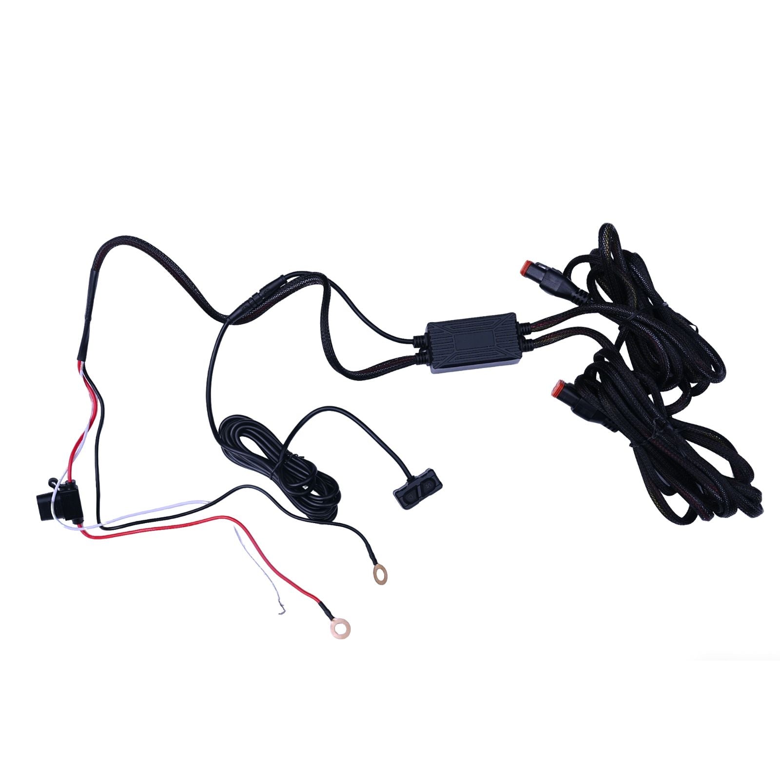HALO Pro Series 3 4.5 6-inch LED Pod Lights Wiring Harness Kit - NOVSIGHT