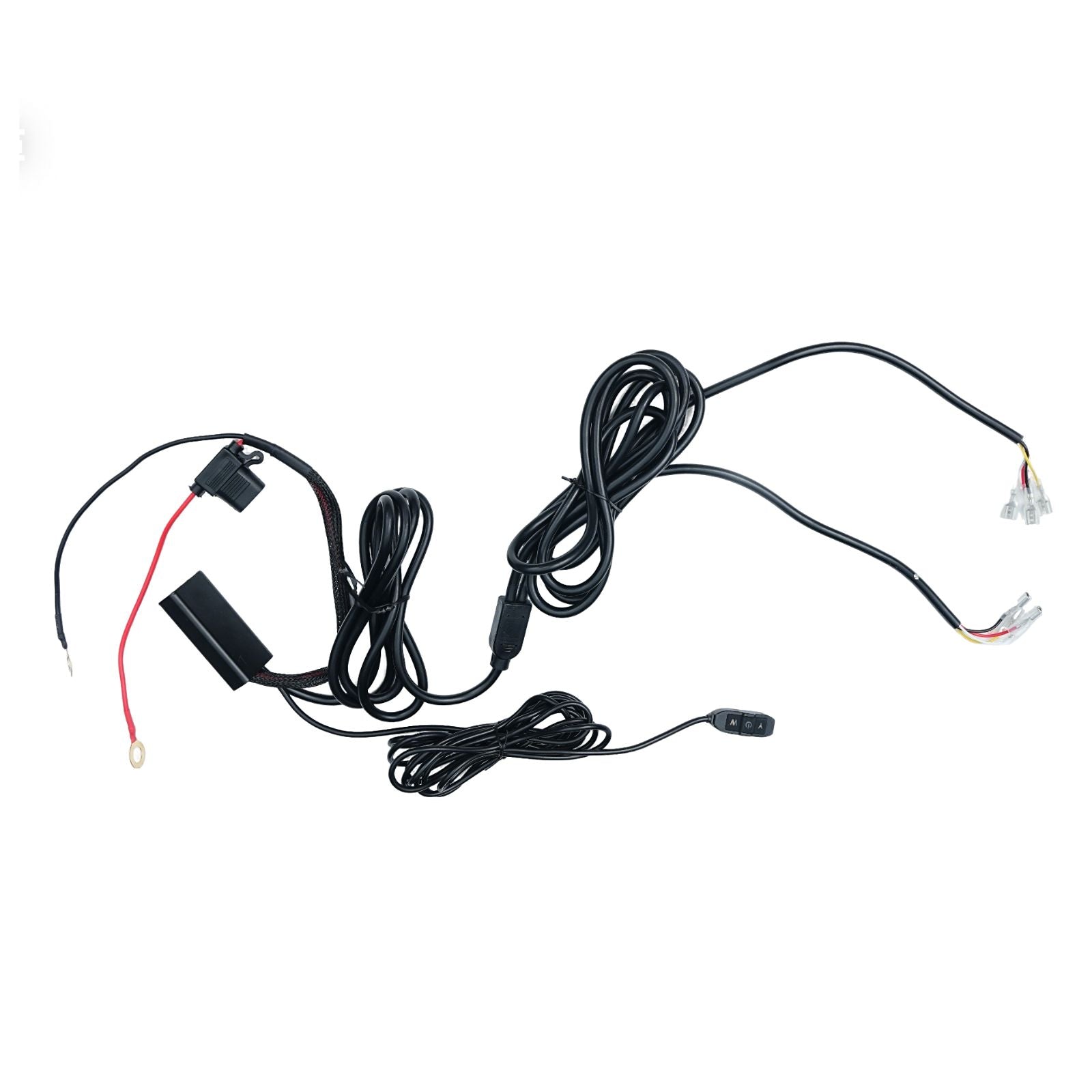 X Series 4-inch LED Pod Lights Wiring Harness Kit with Controller - NOVSIGHT