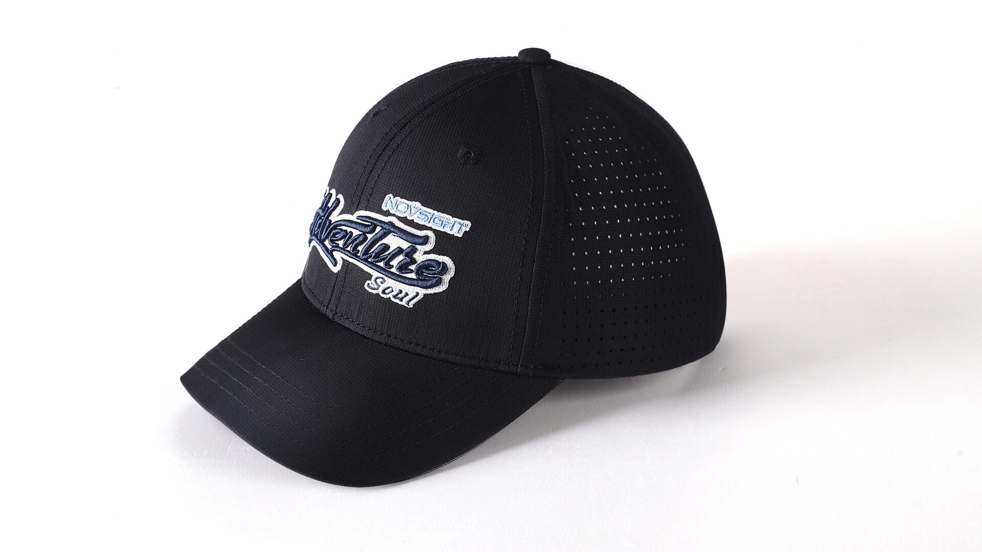 Novsight 3D Embroidered Baseball Cap for Men Women - Breathable Mesh Side, Adjustable Fit,Grey - NOVSIGHT