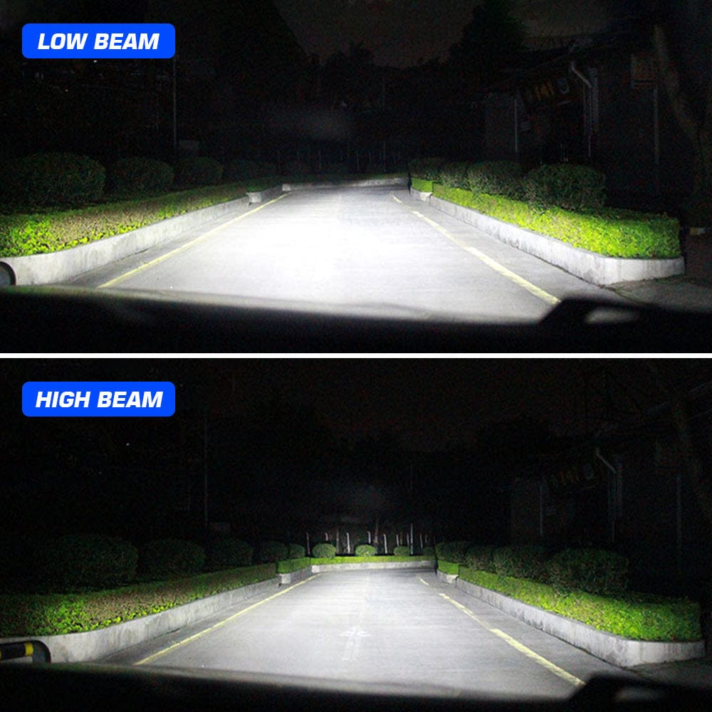 N37 Series | H4 H7 H11 H13 9005 9006 LED Headlight Bulbs Kit 120W 22000LM Pair 6500K White | 2 Bullbs - NOVSIGHT