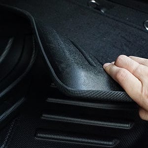 Tesla Model X TPE Front Cargo Liners Rear Trunk Mat Storage Mats Fit for 2016 2017 2018 2019 All Weather Truck Cargo Liners Anti Water Suitable for 5-seater Car - NOVSIGHT
