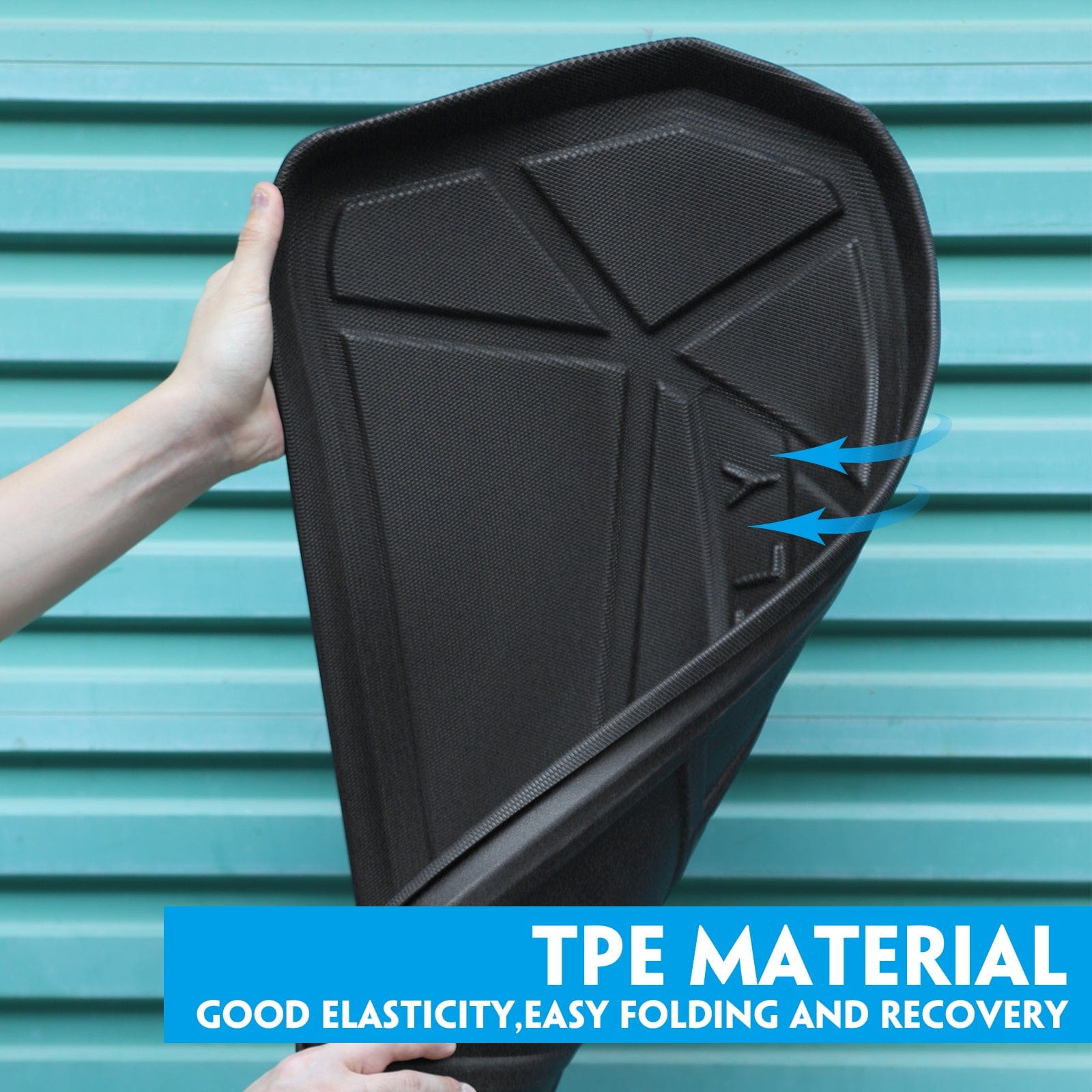 Tesla Model Y 2021 2022 Floor Storage Mat and Cargo Liners Rear Storage Slot Mat Rear Lower Layer(3pcs/set) - NOVSIGHT