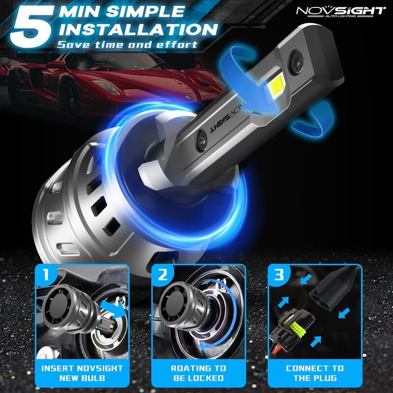 881 LED fog light take 5 minutes to install