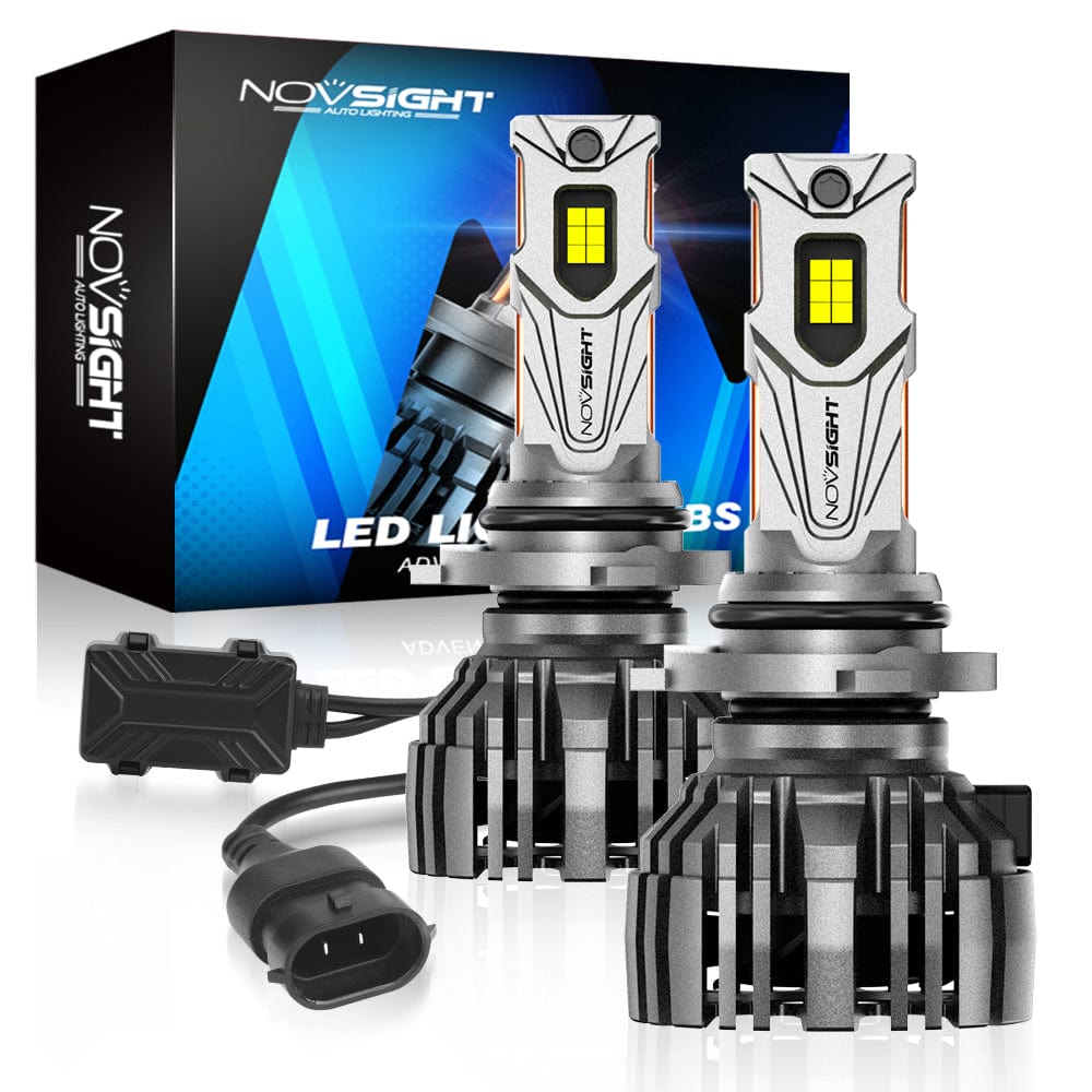 N67 Pro Series | 9005 HB3 LED Bulbs Intelligent Cooling System 140W 30000LM 6500K | 2 Bulbs - NOVSIGHT