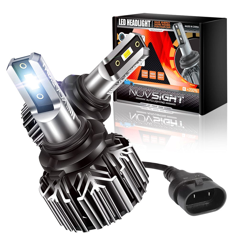 N11 Standard Series | H4 H7 H11 H13 9004 9005 9006 9007 9012 LED Bulbs Cost-Effective 60W 13000LM 6500K White | 2 Bulbs - NOVSIGHT