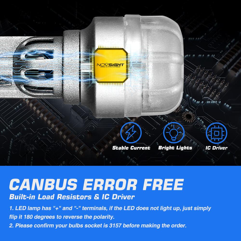 904 906 led bulbs canbus error free syestem