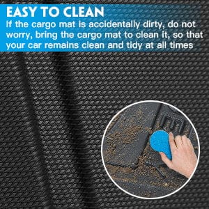 Tesla Model Y 2021 2022 Floor Storage Mat and Cargo Liners Rear Storage Slot Mat Rear Lower Layer(3pcs/set) - NOVSIGHT