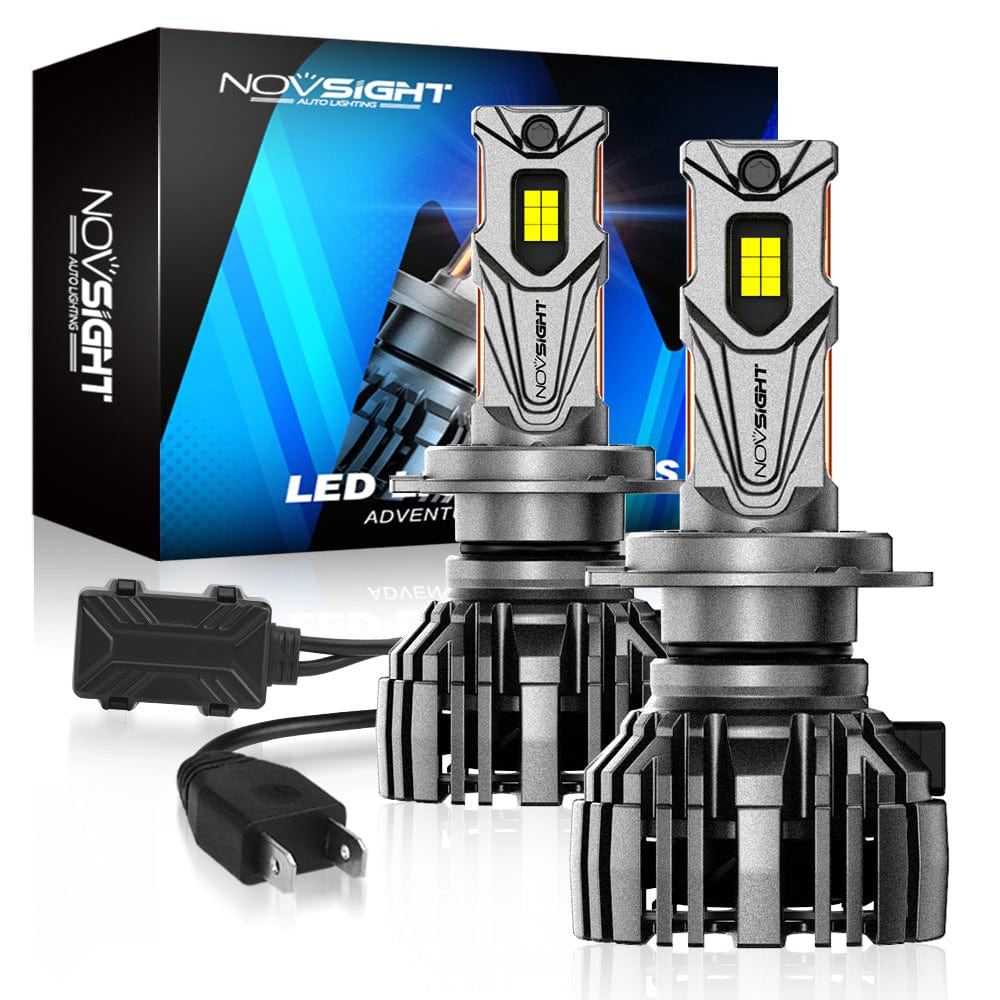 N67 Pro Series | H7 LED Bulbs Intelligent Cooling System 140W 30000LM 6500K | 2 Bulbs - NOVSIGHT