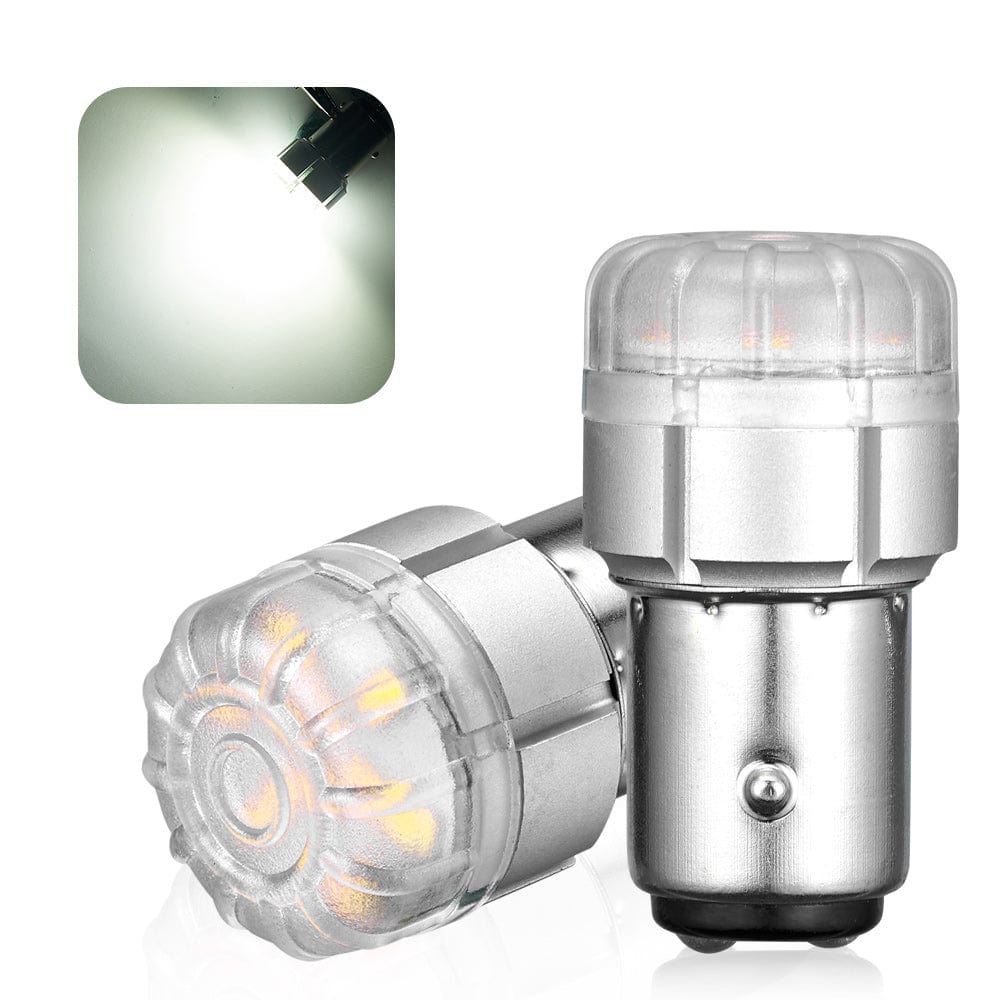 1157 2057 2357 7528 BAY15D LED Turn Signal Light Replacement Bulbs Amber Red - NOVSIGHT