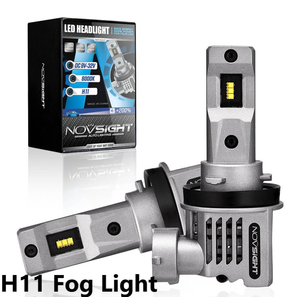 1993-2016 Toyota Corolla LED Bulbs H11 Fog Light Conversion Kits - NOVSIGHT Auto Lighting