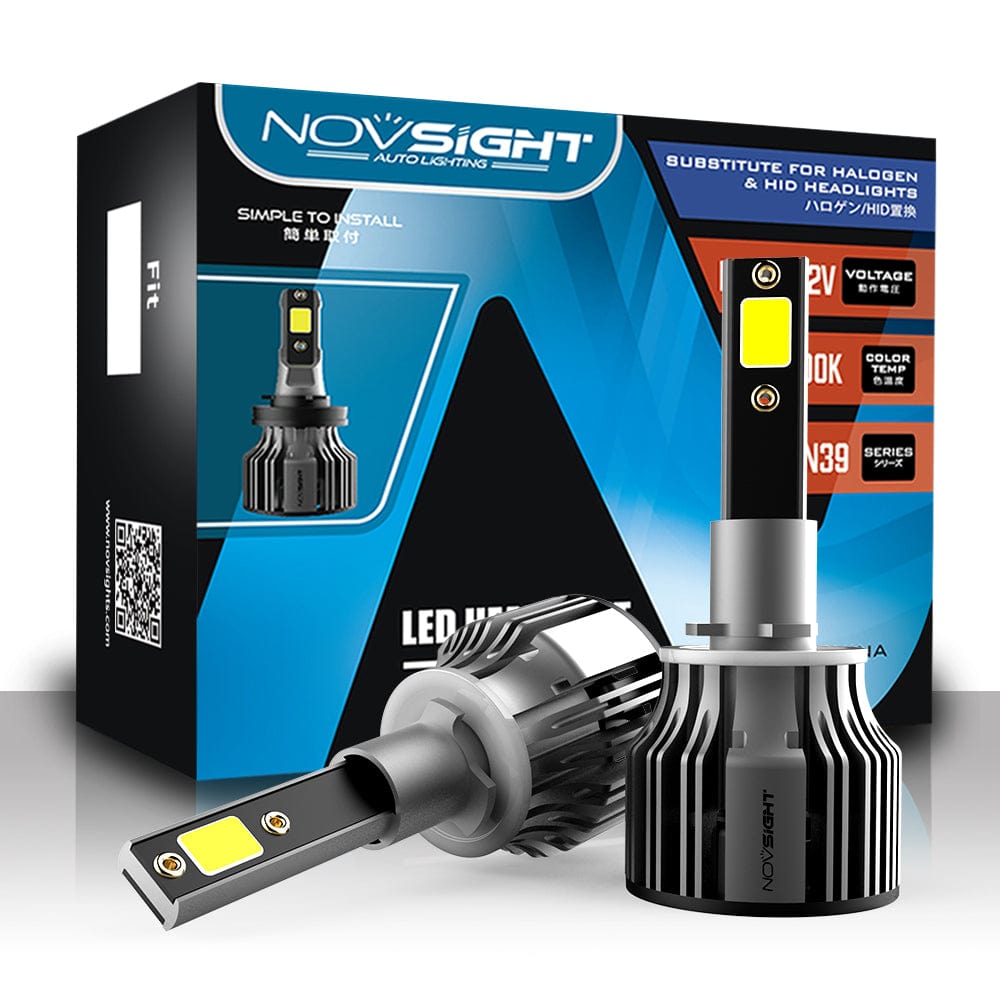 N39 Standard Series | 880 LED Fog Light Bulbs 72W 10000LM 6000K Bright White Extremely Bright | 2 Bulbs - NOVSIGHT