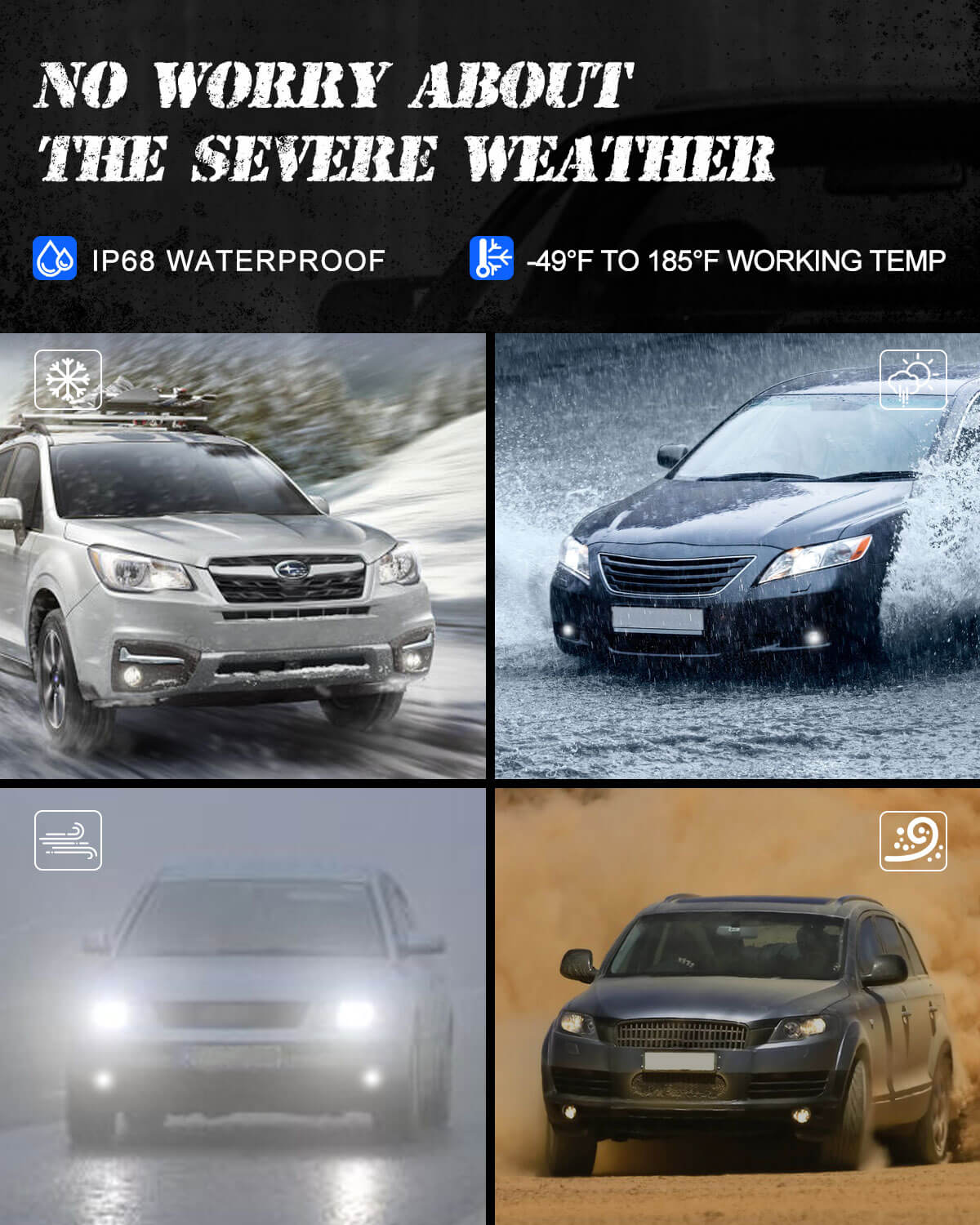 fog light H11 for poor weathter