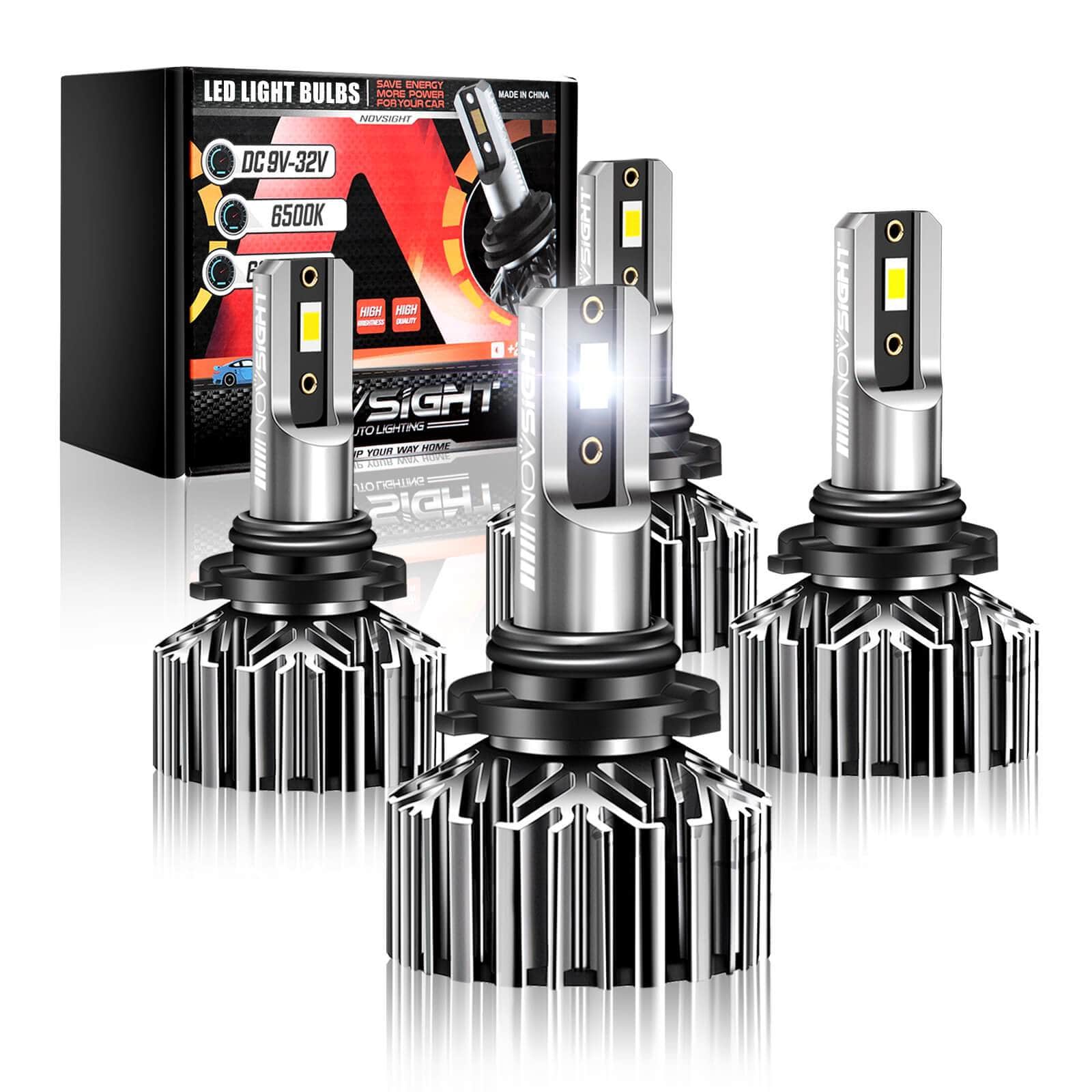 NOVSIGHT 9005 HB3 Headlight Bulbs Conversion Kit headlight NOVSIGHT Buy 2 set(4 bulbs) 