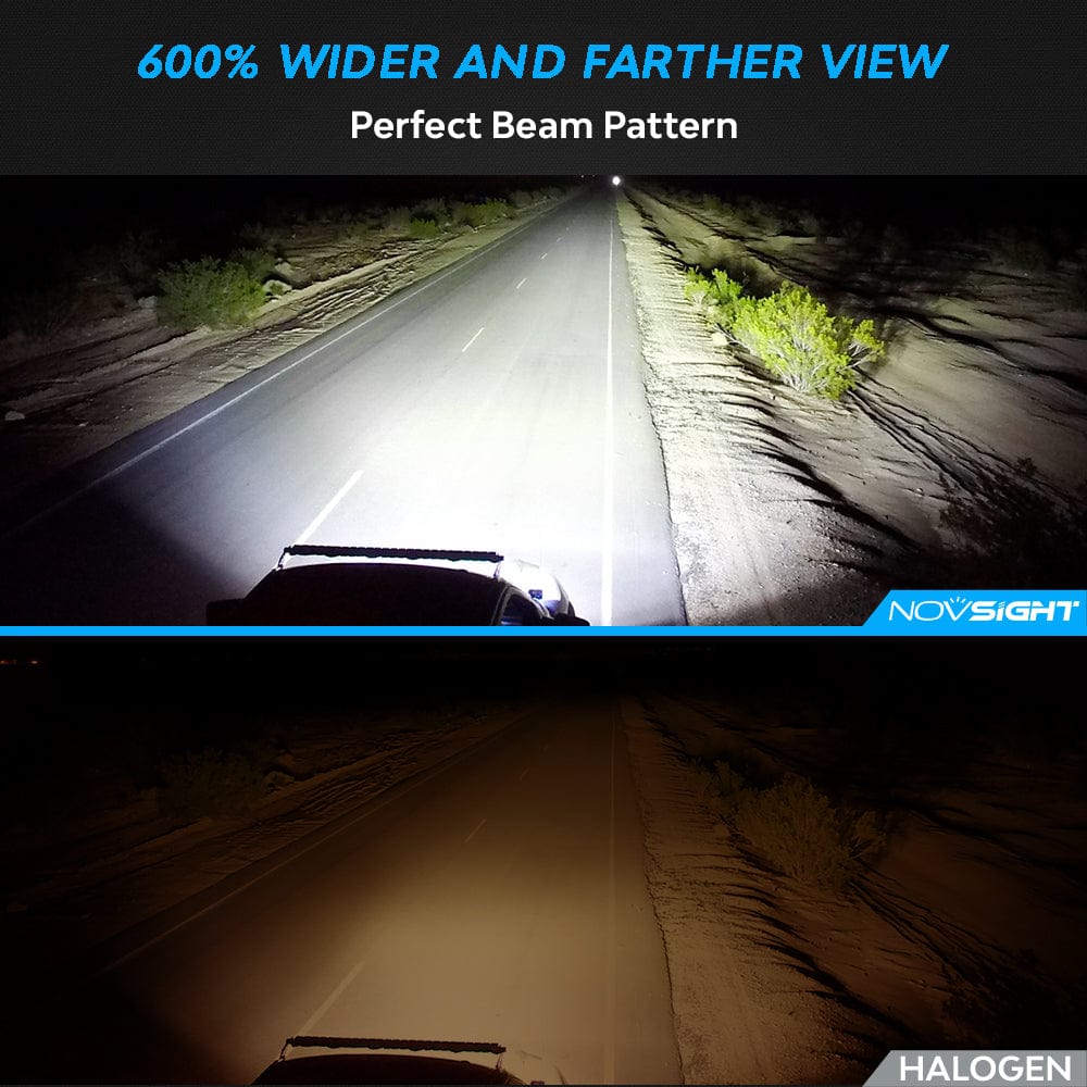 N62 Ultra Series Wireless | 9006 HB4 LED Bulbs Automotive Specific Chipsets 100W 22000LM 6500K White | 2 Bulbs - NOVSIGHT