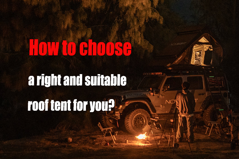 How to choose novsight rooftop tent