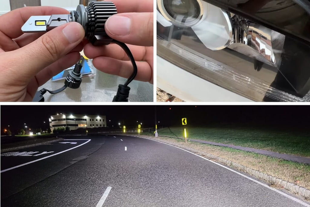 Super Bright 9005+H11 LED Headlight Bulb Unboxing&Review&Tests Novsight