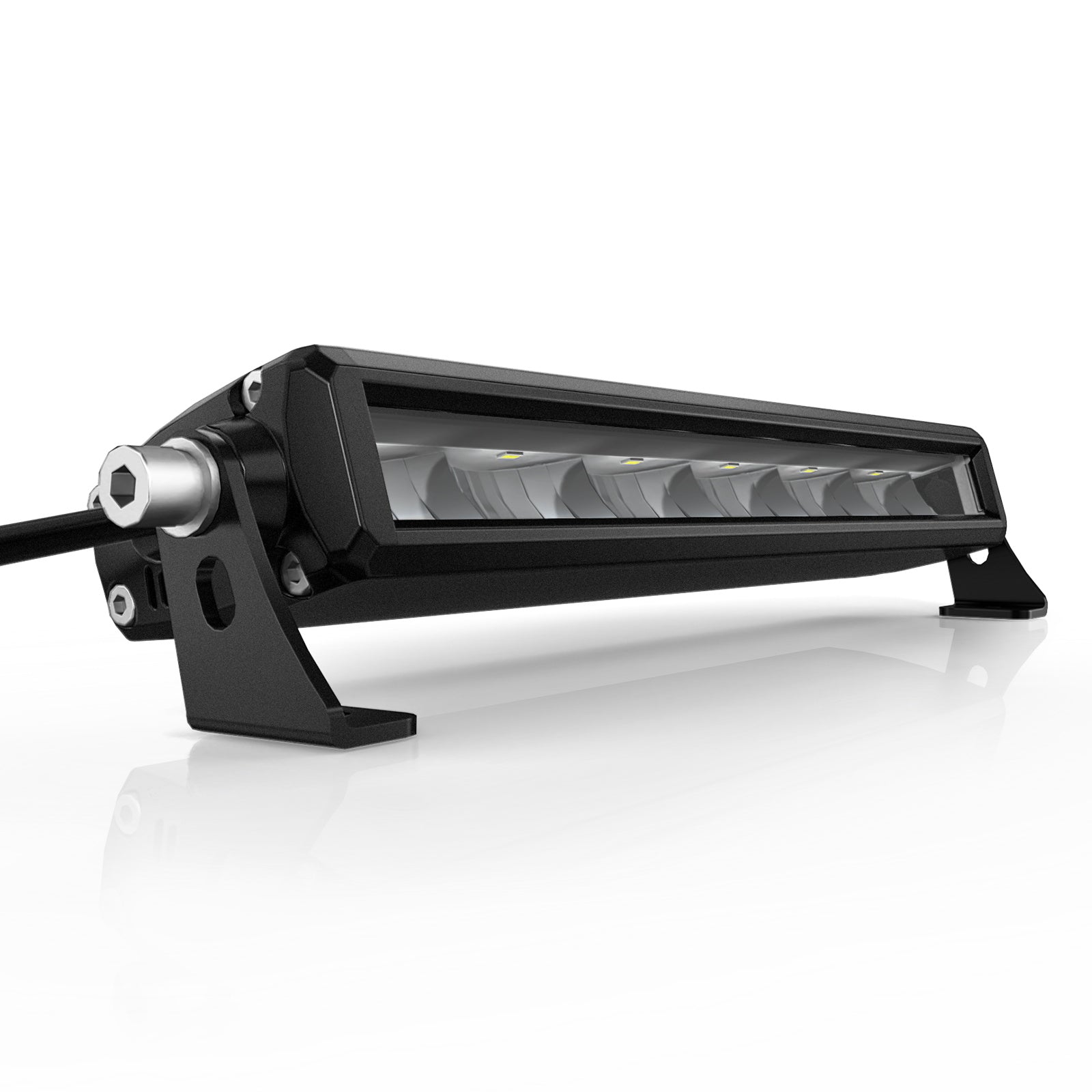 Rock Series Off Road LED Light Bar 13.5 Inch Single Row High Power Driving Beam