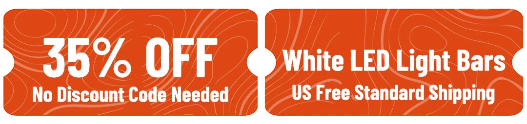 35% off-rock series white-led-light-bars