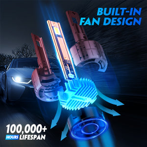 2014-2015 Chevrolet Suburban Custom-Fit LED  Headlight Bulbs H11 9005 Conversion Kits 4 Bulbs - NOVSIGHT