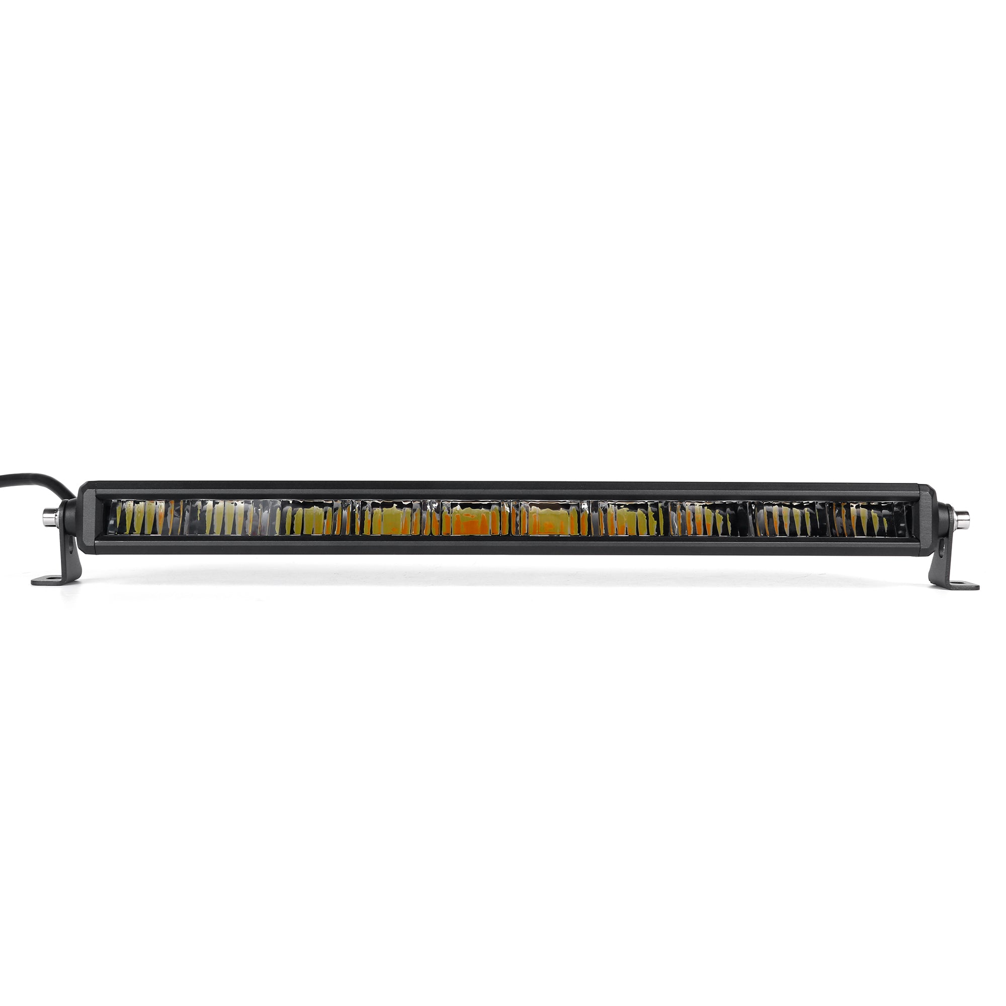 Off Road LED Light Bar 20 Inch Single Row Dual Beam White Amber - NOVSIGHT