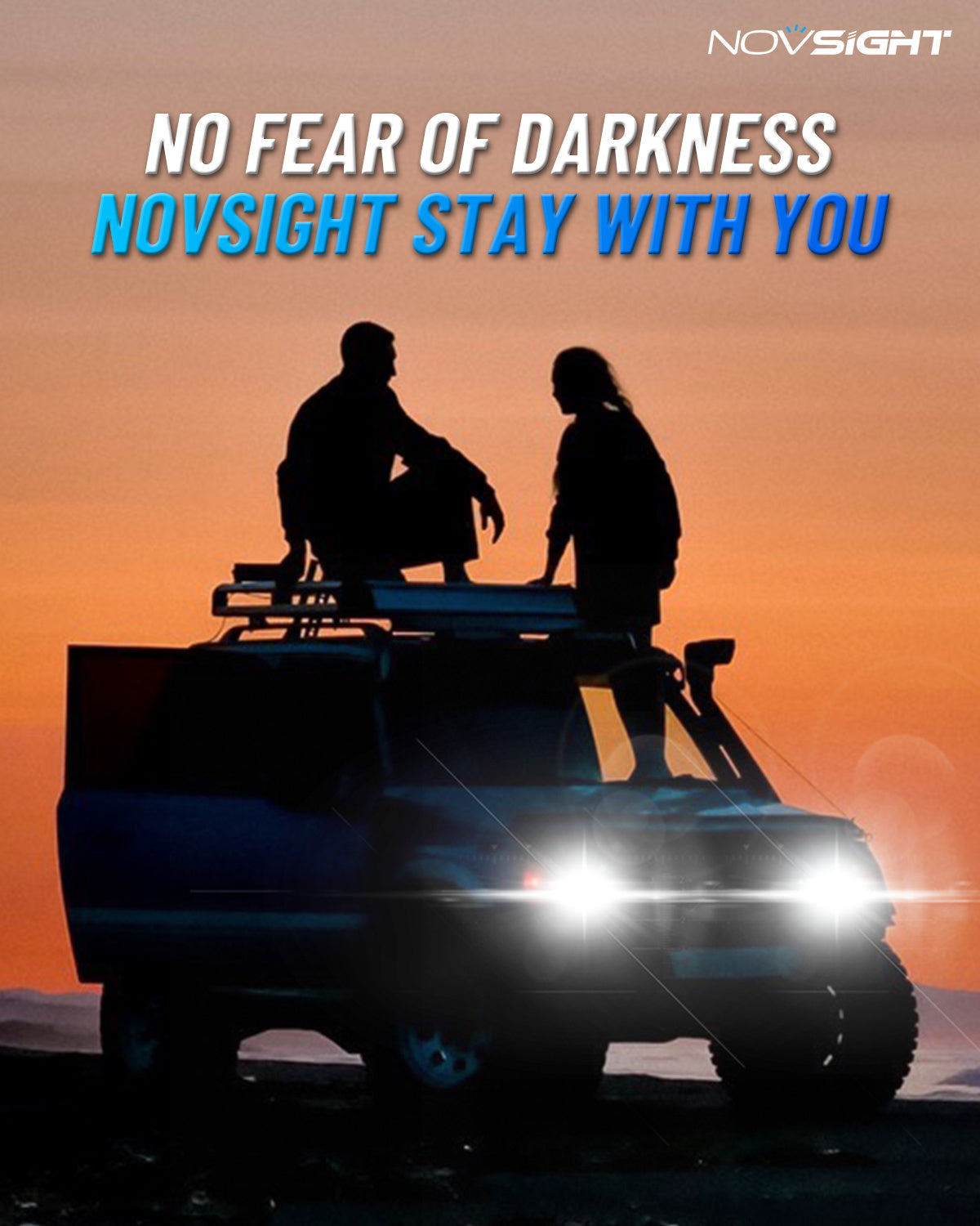 N61 General Series | H10 9140 9145 LED Foglight Bulbs Stable Output 60W 13000LM 6500K White | 2 Bulbs - NOVSIGHT