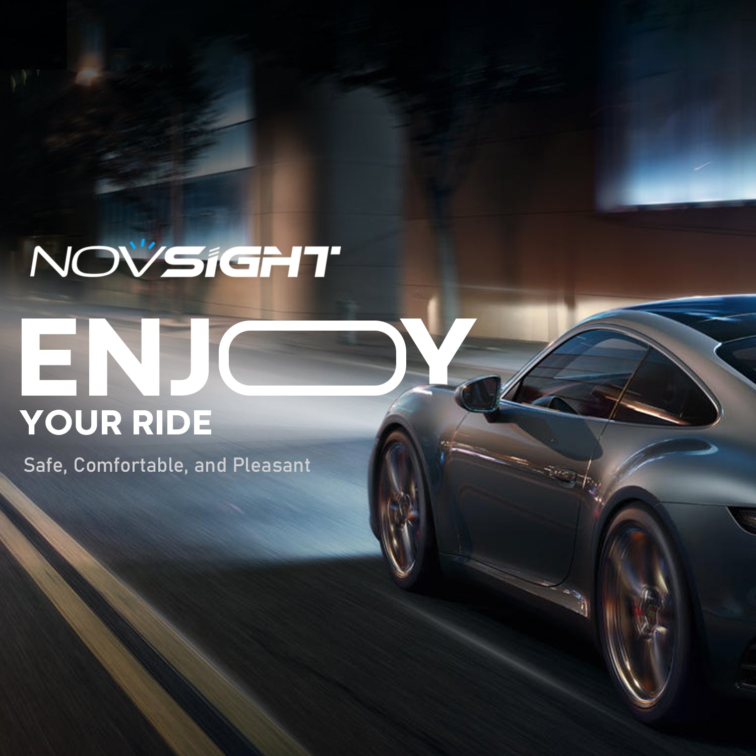 N63 Upgraded Mini 1:1 Series Wireless | H1 LED Bulbs Original Mini Size 90W Fog Lights |2 Bulbs - NOVSIGHT