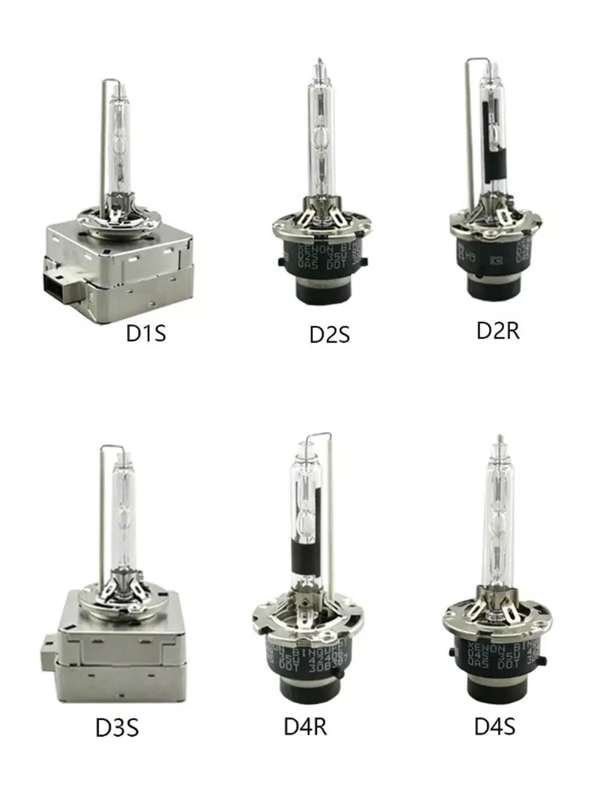 D1S D2S D3S D4S HID Bulbs Update to LED