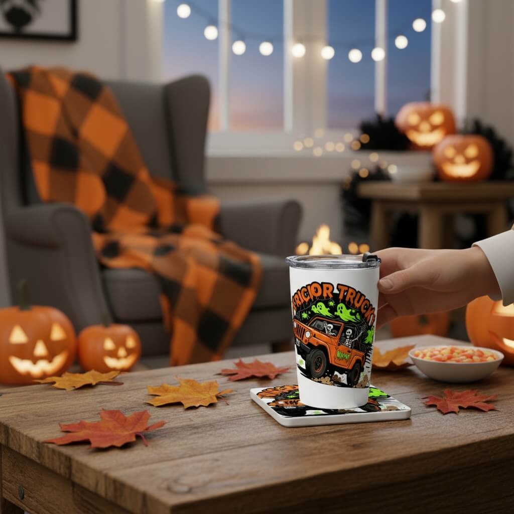 Halloween Travel Mug with Lid - NOVSIGHT