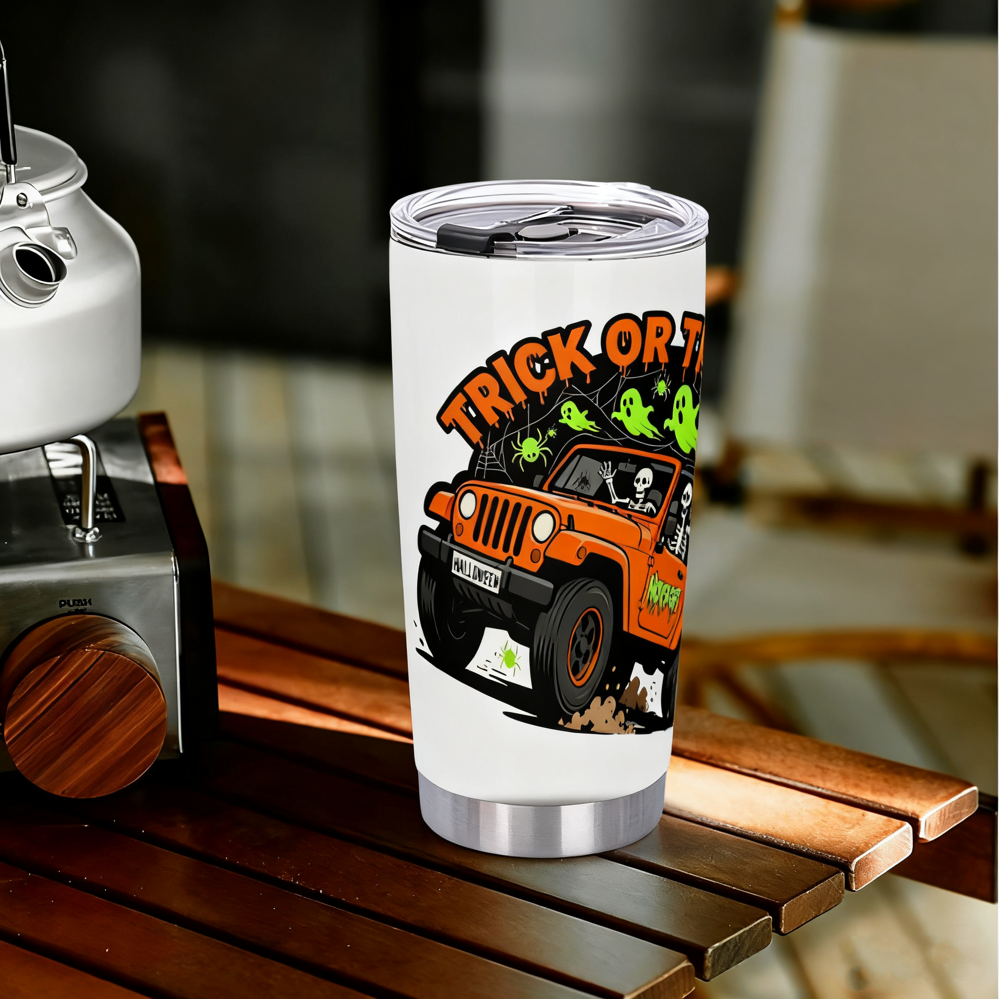 Halloween Travel Mug with Lid