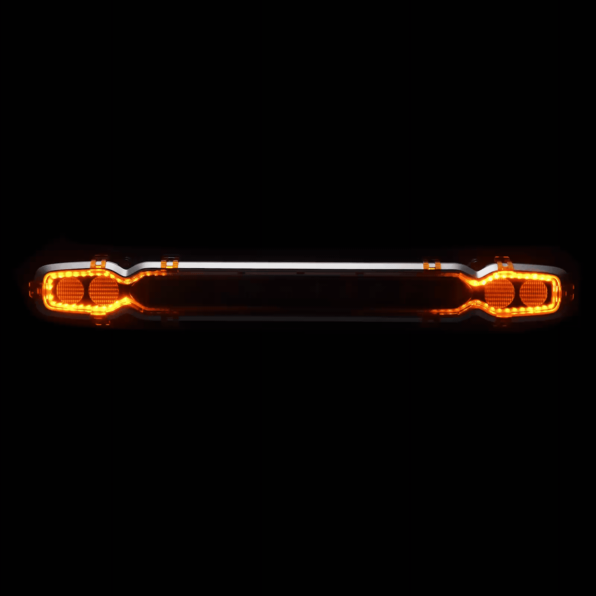 Unidades LED de 6" serie HALO con par de sistema de kit de luces dobles DRL de 66 W