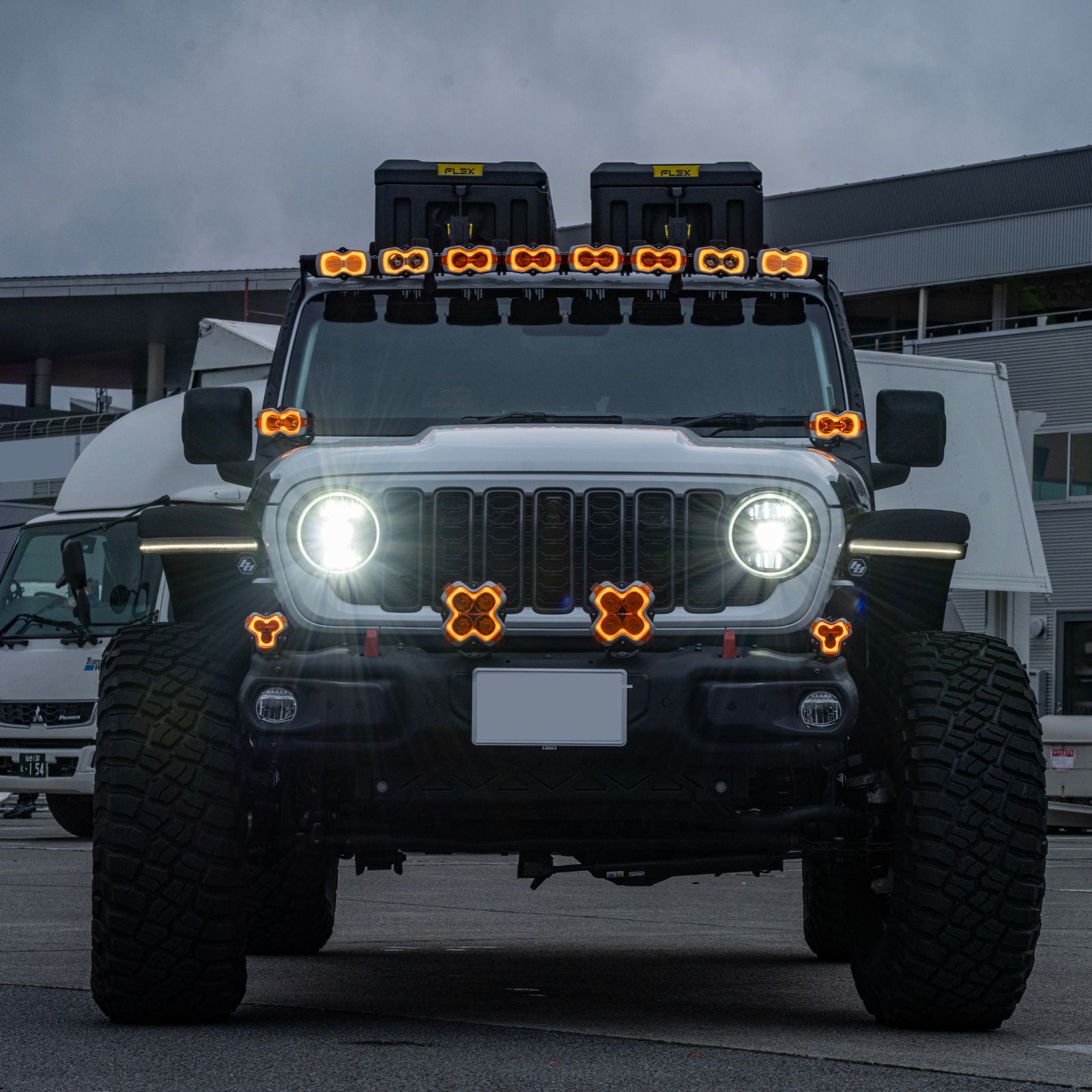 HALO-Serie 6" LED-Pods mit DRL 66 W Twin Light Kit System, Paar