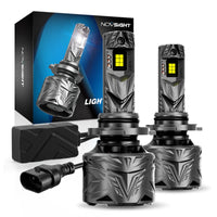 N70 Series | 9005 HB3 LED Bulbs Super Bright Headlights 240W 50000LM 6500K White | 2 Bulbs Headlight | Novsight