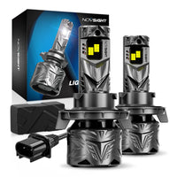 N70 Series | H13 9008 LED Bulbs Super Bright Headlights 240W 50000LM 6500K White | 2 Bulbs Headlight | Novsight