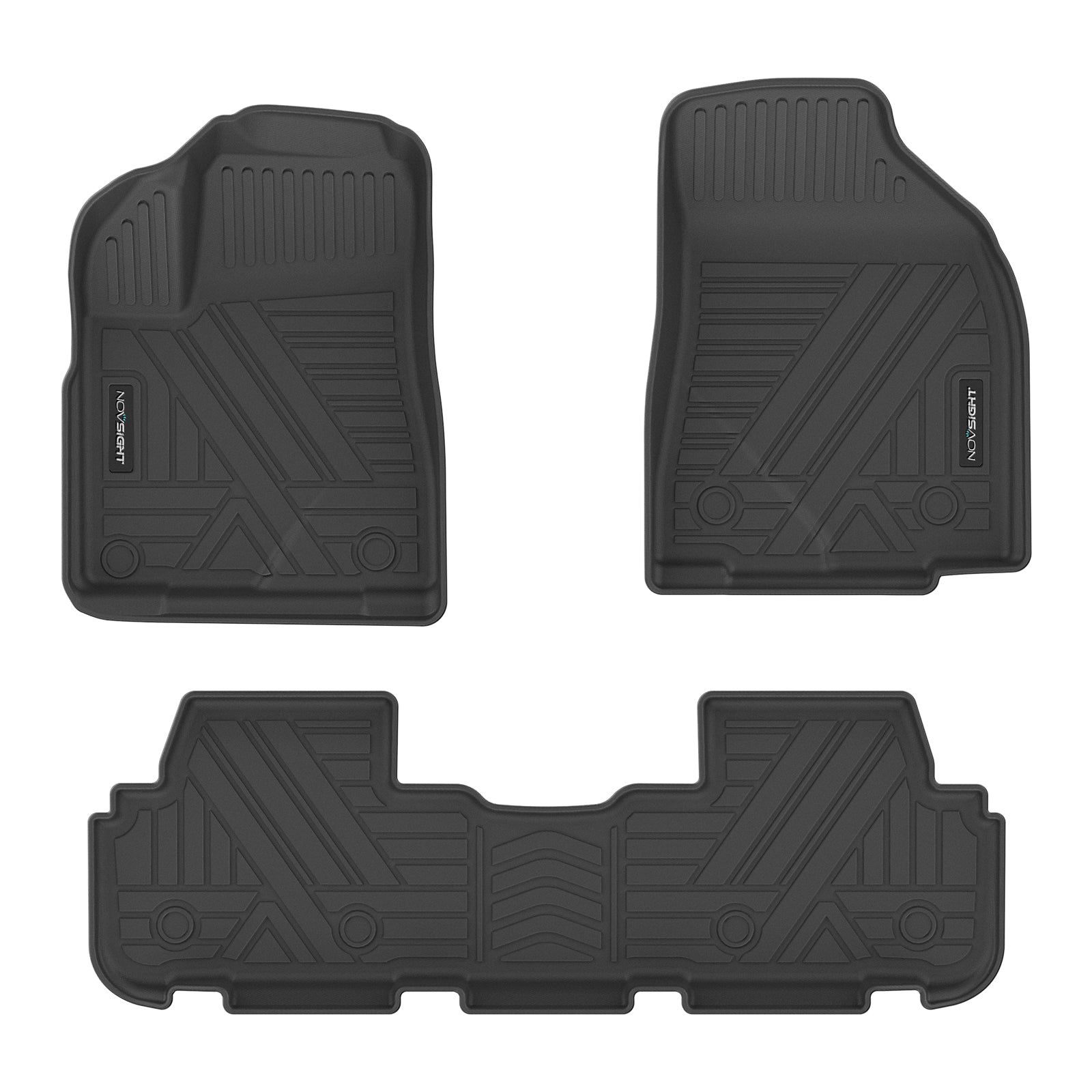 Toyota Highlander 2017-2021 Floor Mats Custom Fit Car Mats TPE Liners