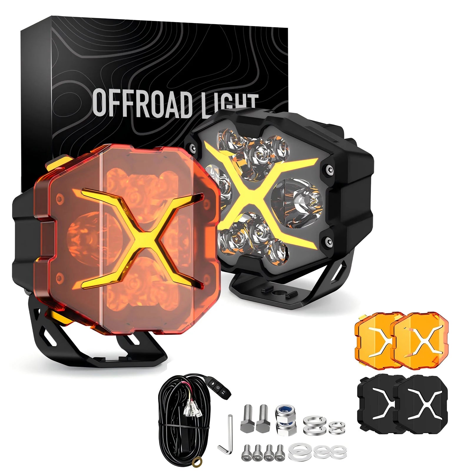 X-Series | 4-inch LED Pod Light X-Line DRL Driving Beam